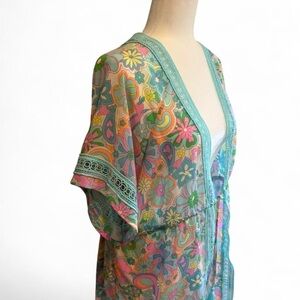 Floral Multicolor Kimono